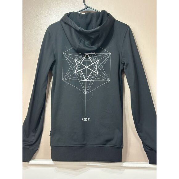 NWOT Ride Outerwear Division Soft Shell Snowboarding Hoodie Pullover Sweater - Picture 12 of 14